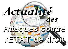 Atteintes à l'Etat de droit