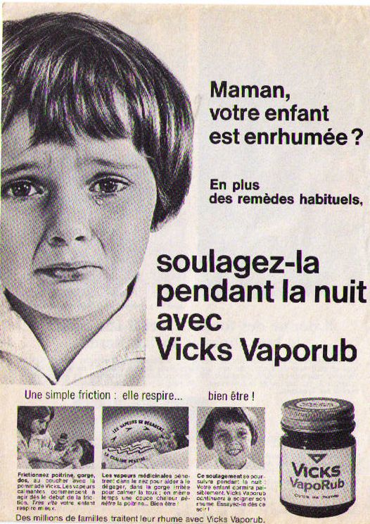 Vicks vaporub publicité nov65