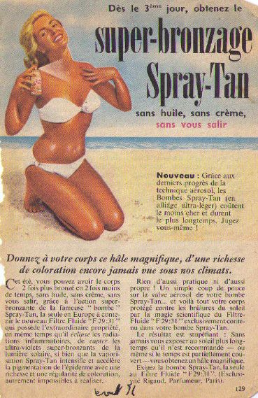 Spray-Tan publicité aout56