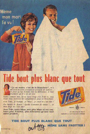 Tide publicité plus blanc que blanc