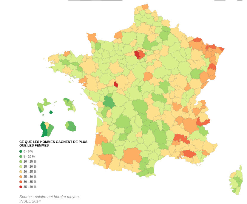 (Statistique Insee) Plus une région est féminisée, plus elle est pauvre