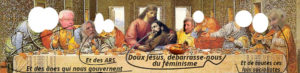 Sainte Scène dernier repas trahison Judas